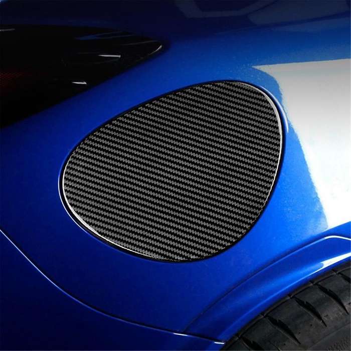 Real Hard Carbon Fiber Car Fuel Tank Cover Trim Sticker for BRZ GR86 2021 2022 LHD RHD Accessories