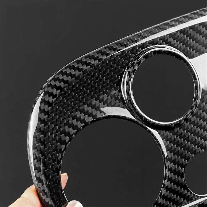 Real Hard Carbon Fiber AC Control Panel Frame for 595 2012-2023 for 2008-2023 AC