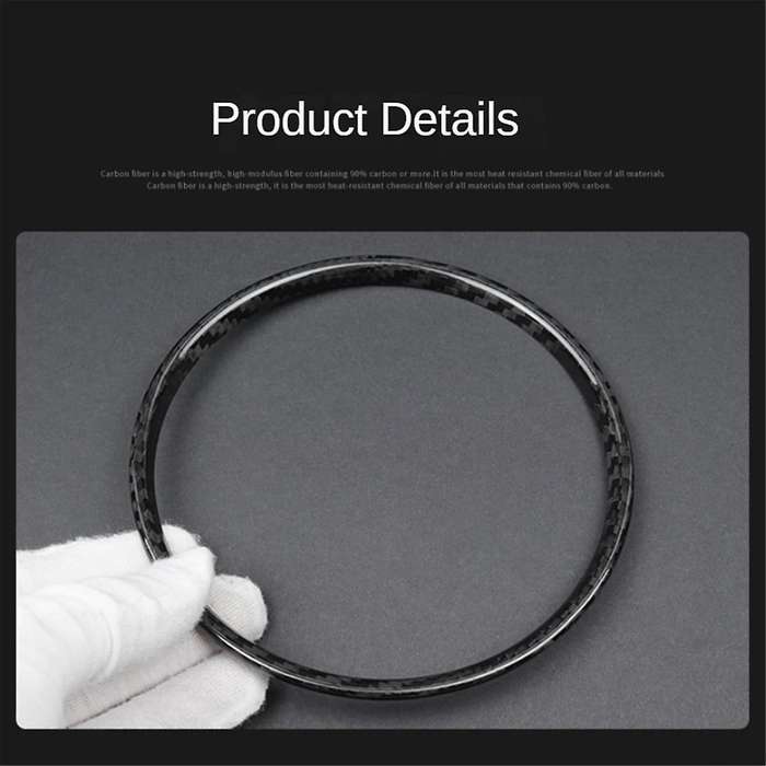 Real Hard Carbon Fiber Car Tachometer Stickers for MINI ONE S JCW F54 F55 F56 F57 F60 Car Interior A