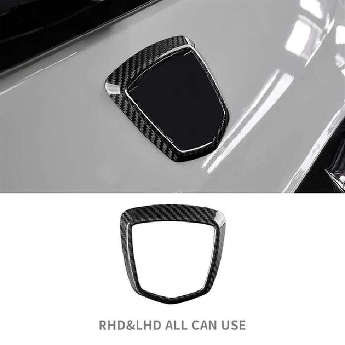Real Hard Carbon Fiber Cover for 595 2012-2023 Rear Logo Trim Accessories