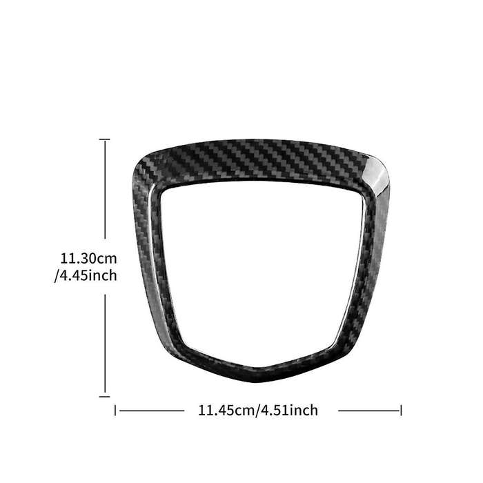 Real Hard Carbon Fiber Cover for 595 2012-2023 Rear Logo Trim Accessories