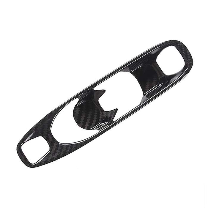 Real Hard Carbon Fiber for C8 2020-2023 Car Console Gear Shift Button Sticker Accessories