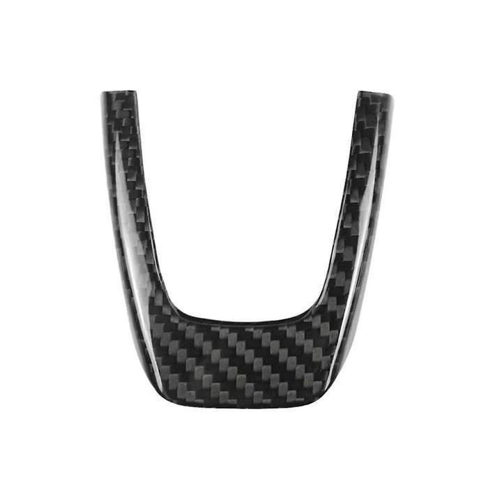 Real Hard Carbon Fiber Sticker Car Steering Wheel Cover Trim Accessories for 595 2012 2013 2014 2015