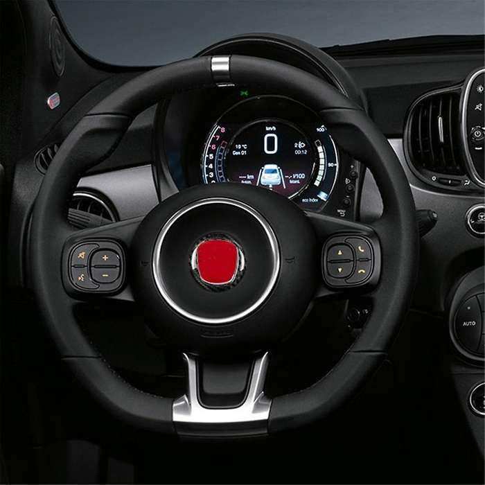 Real Hard Carbon Fiber Sticker for 2008-2023 Car Steering Wheel Center Ring Cover Interior Accessori
