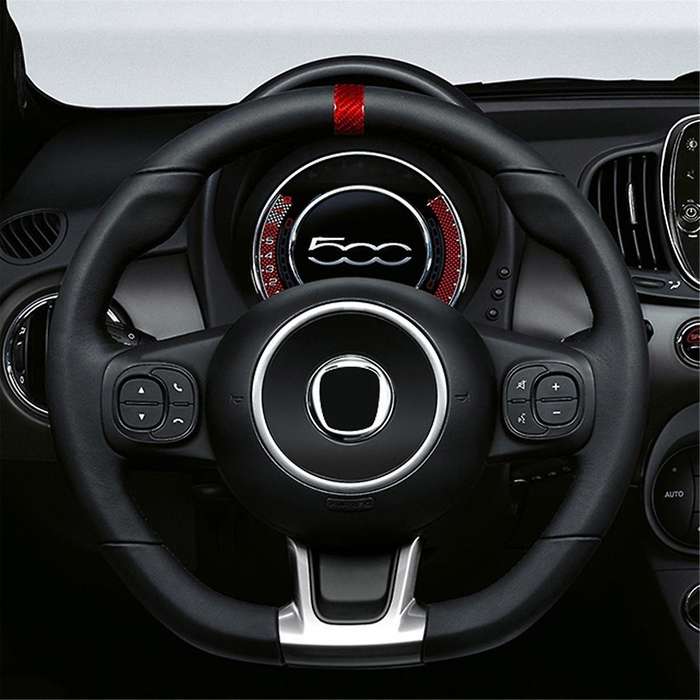 Real Hard Carbon Fiber Sticker for 2020 2021 2022 2023 Car Steering Wheel Ring Cover Trim Accessori