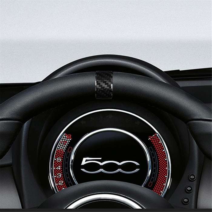 Real Hard Carbon Fiber Sticker for 2020 2021 2022 2023 Car Steering Wheel Ring Cover Trim Accessori