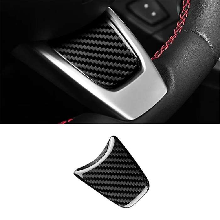 Real Hard Carbon Fiber Sticker for 595 2012 2013 2014 2015 Car Steering Wheel Cover Accessories