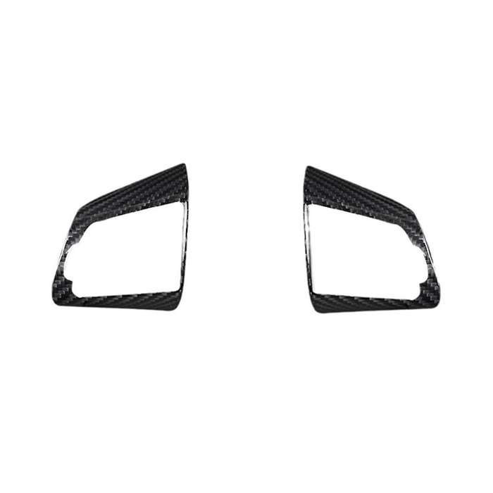Real Hard Carbon Fiber Sticker Steering Wheel Panel Trim for 2018 2019 2020 2021 2022