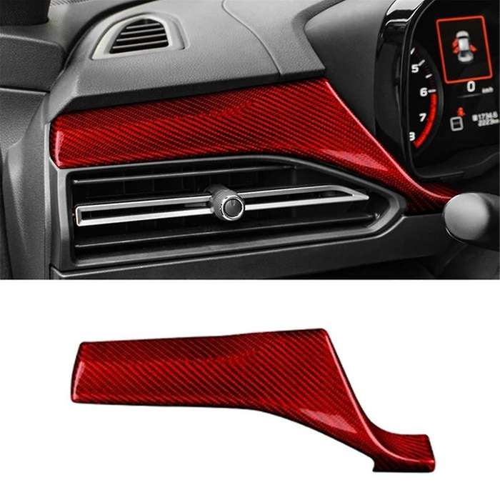 Real Hard Carbon Fiber Sticker for Crosstrek 2024 / 2022 2023 Main Driver'S Left Trim Black