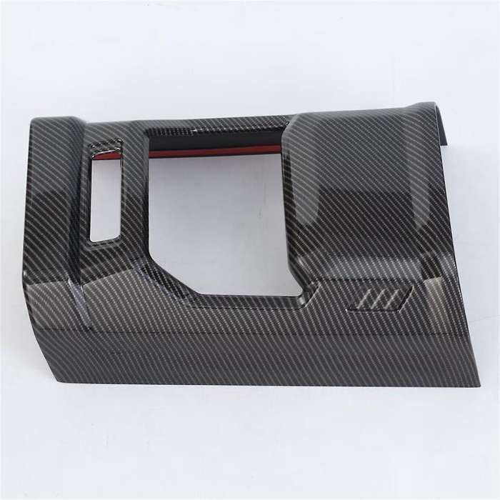 Rear Anti Kick Panel Cover Frame Trim for Jetour 2023 2024 Accessories Carbon Fiber