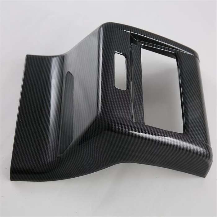 Rear Air Outlet Vent Panel Cover Trim for 2024 2025 Interior Accessories Carbon Fiber