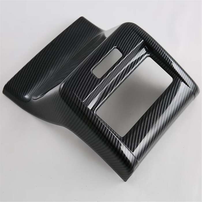 Rear Air Outlet Vent Panel Cover Trim for 2024 2025 Interior Accessories Carbon Fiber