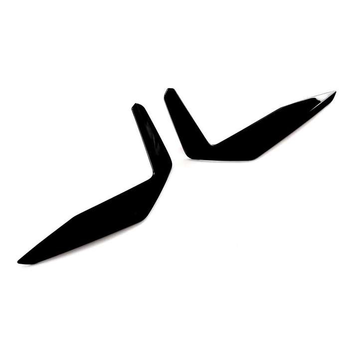 Rear Bumper Lip Splitter Canards Cover for X1 U11 2023 2024 XLine Fog Lamp Cover Trim - ABS Black