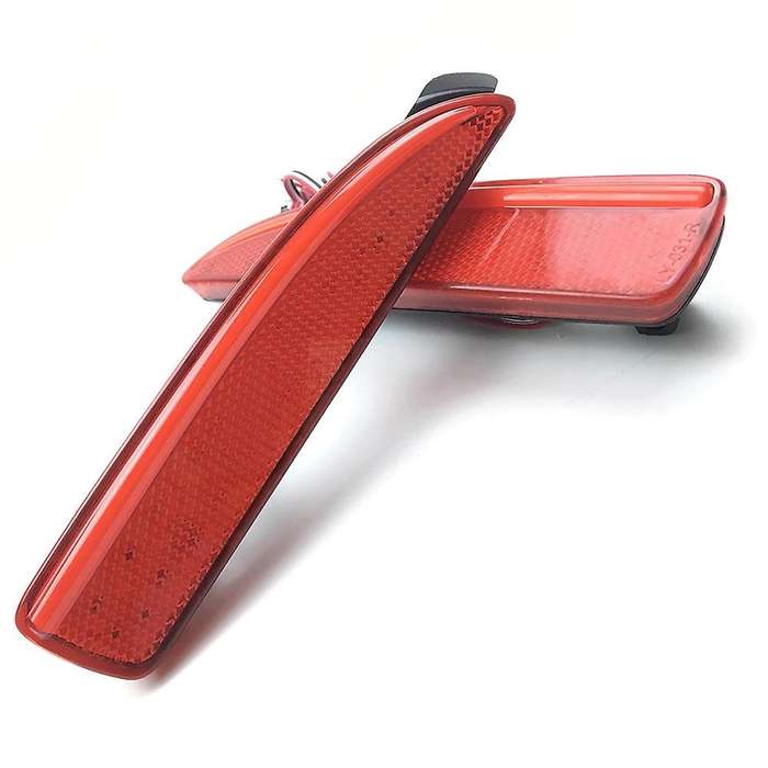Rear Bumper Reflector LED Light Tail Brake Fog Lamp for 6 Atenza 2013 2014 2015 2016 Red