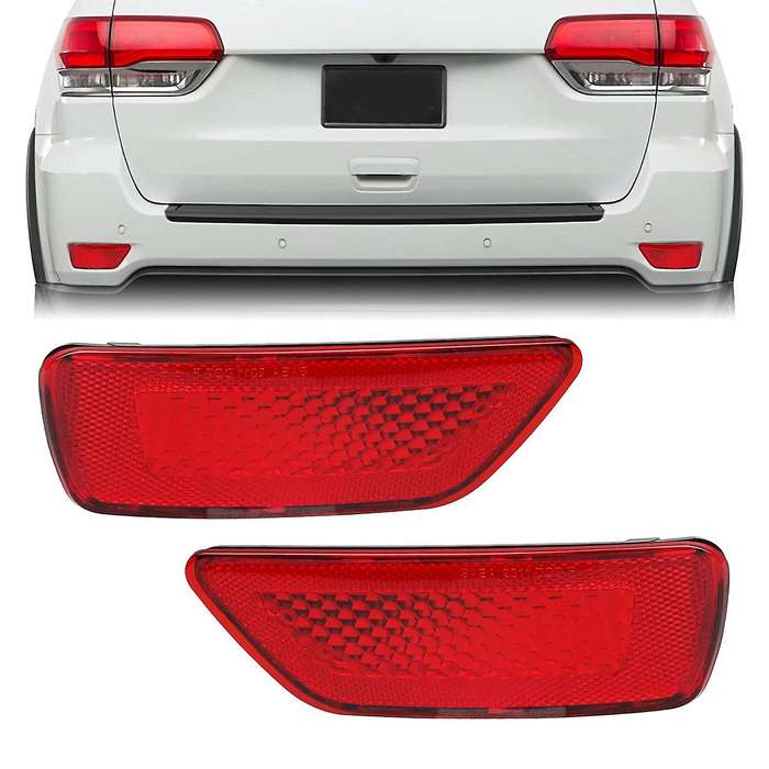 Rear Bumper Reflector Light for Grand SRT8 Compass 2011-2016 57010721AC 57010720AC Car Assembly Fog