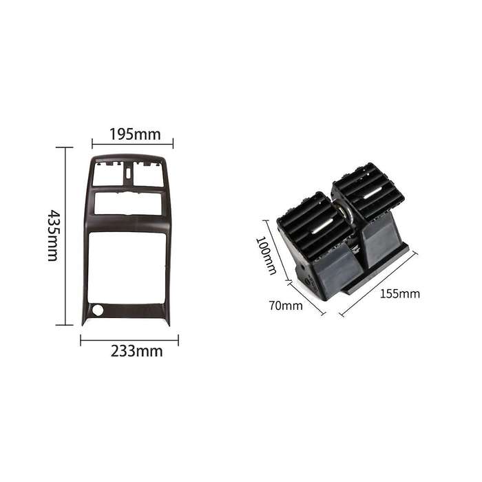 Rear Conditioning Frame Trim & A/c Grille Outlet Assembly A1666807003 A1668300554 for - W166 W292