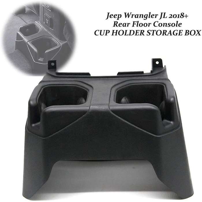 Rear Cup Holder for JL 2018-2021 Floor Console Mounted Drink Holder Storage Box Organizer