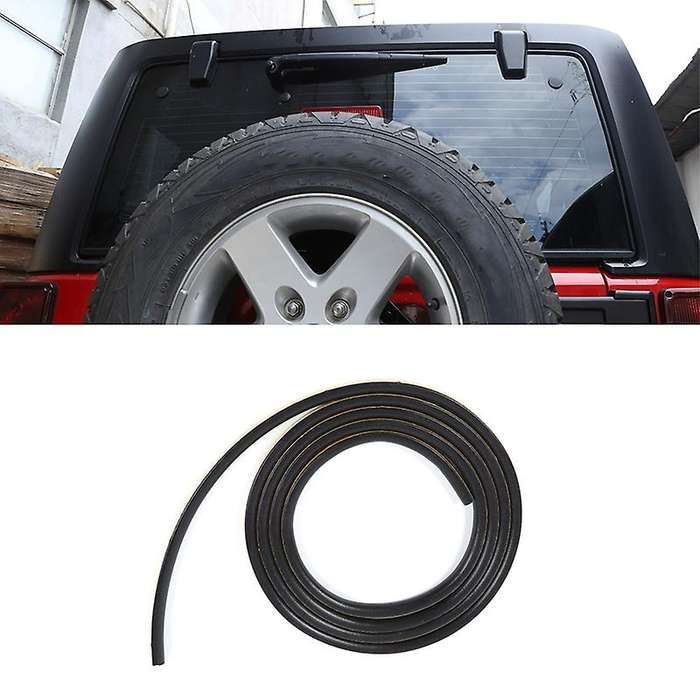 Rear Door Glass Seal Strip for Wrangler JK JL 2007-2020 Waterproof Dustproof Durable