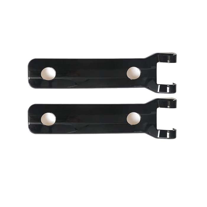 Rear Door Hinge Cover Trim Exterior Accessories for 2021 2022 2023 Accessories (black)
