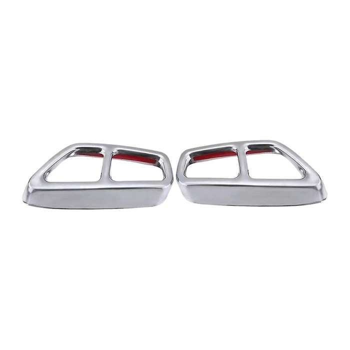 Rear Dual Exhaust Pipe Cover Trims for 5 Series G30 G31 2017-2022 Tailpipe Trim Frame Car Exterior M
