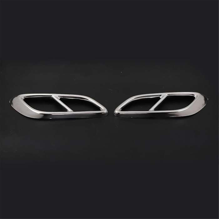 Rear Exhaust Muffler Tail Pipe Cover Trim Stainless Steel for E Class W214 CLE 2024 Sports Version ,