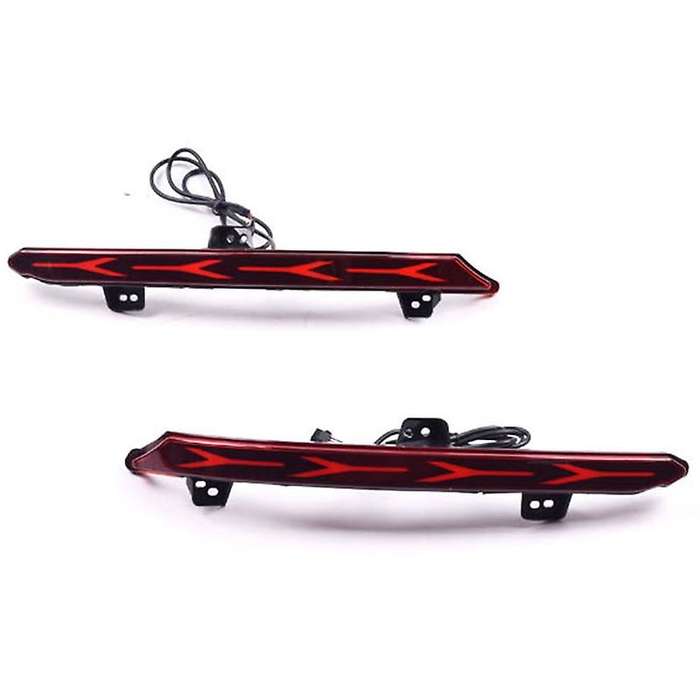 Rear Fog Lamp for Accord 2018 2019 Car LED Rear Bumper Brake Light Dynamic Turn Signal Reflector