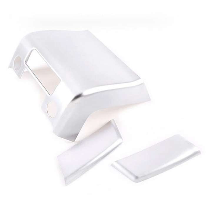 Rear Exhaust Vent Cover Trim Air Outlet Frame Anti-Kick Plate for 2013-2021 Car Interior Stying