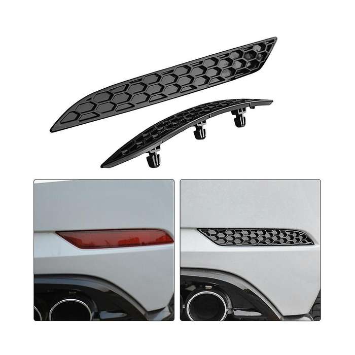 Rear Honeycomb Strip Rear Bar Reflector Conversion Rear Fog Light Cover Car Golf 7.5 2014-2018