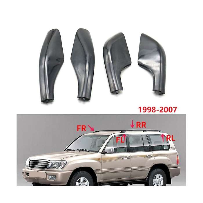 Rear Left Roof Luggage Rack Cover Roof Rack Cover Rail End Shell Protect for Land Cruiser Lc100 Lx4