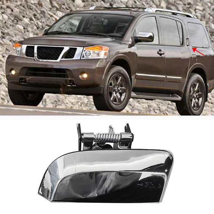 Rear Left Side Car Door Exterior Handle for 2004-2015 82606-7s004 Car Accessories Chrome