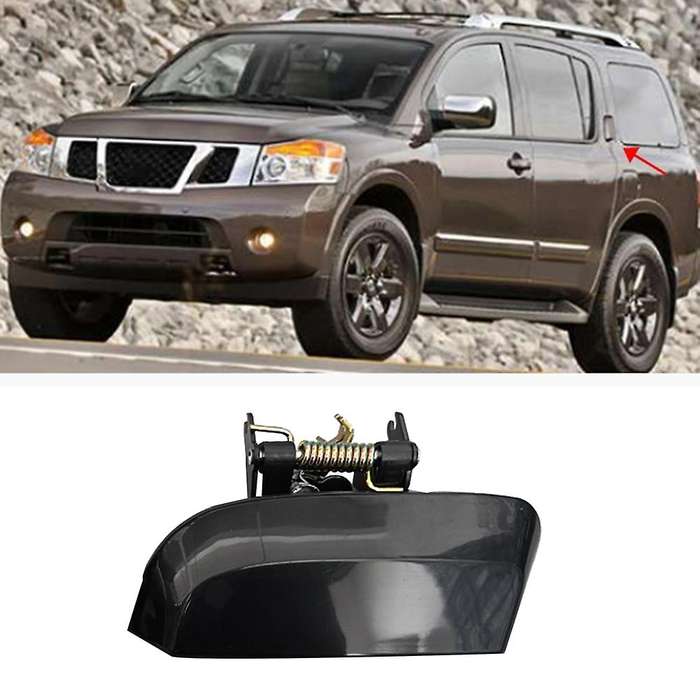 Rear Left Side Car Door Exterior Handle for 2004-2015 82606-7s004 Car Accessories Black