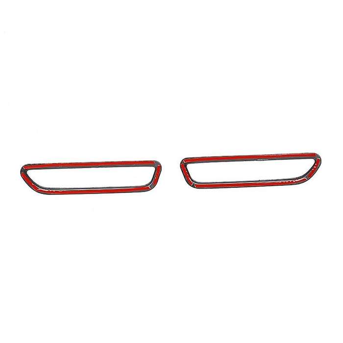 Rear Light Eyebrow Decoration Cover Trim Side Fog Light Sticker for 2010 2011 2012 2013 2014, Carbon