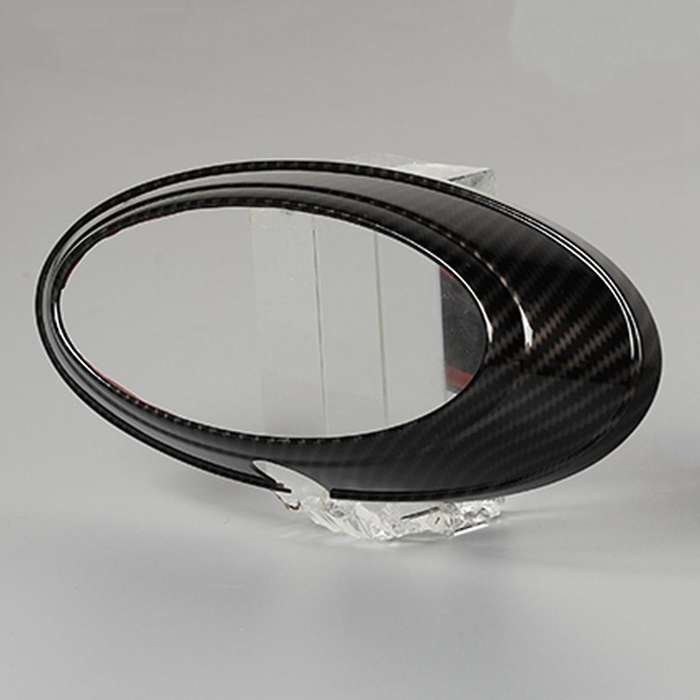 Rear Logo Back Emblem Badge Decoration Cover Trim ABS Carbon Fiber for 2009-2014 Accessories