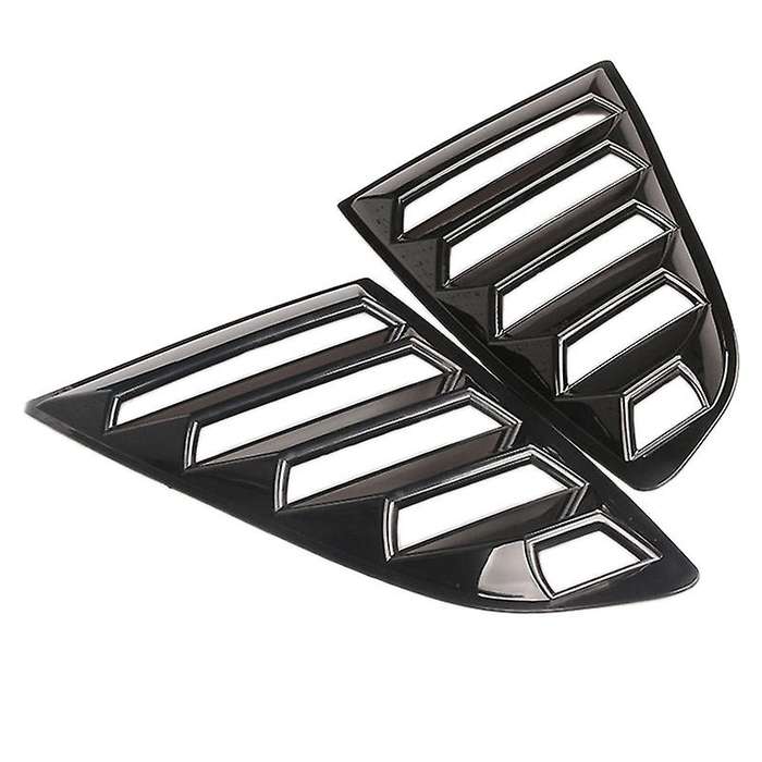 Rear Quarter Window Louvers Scoops Spoiler Car Side Window Scoop Cover for 2015-2017