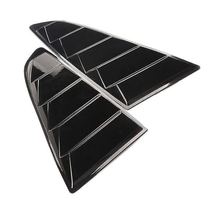 Rear Quarter Window Louvers Scoops Spoiler Car Side Window Scoop Cover for 2015-2017