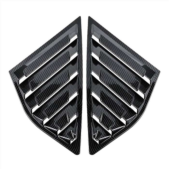 Rear Quarter Window Louvers for Focus MK3 Hatchback 2012-2018 Car Tunning Panel Side Cover