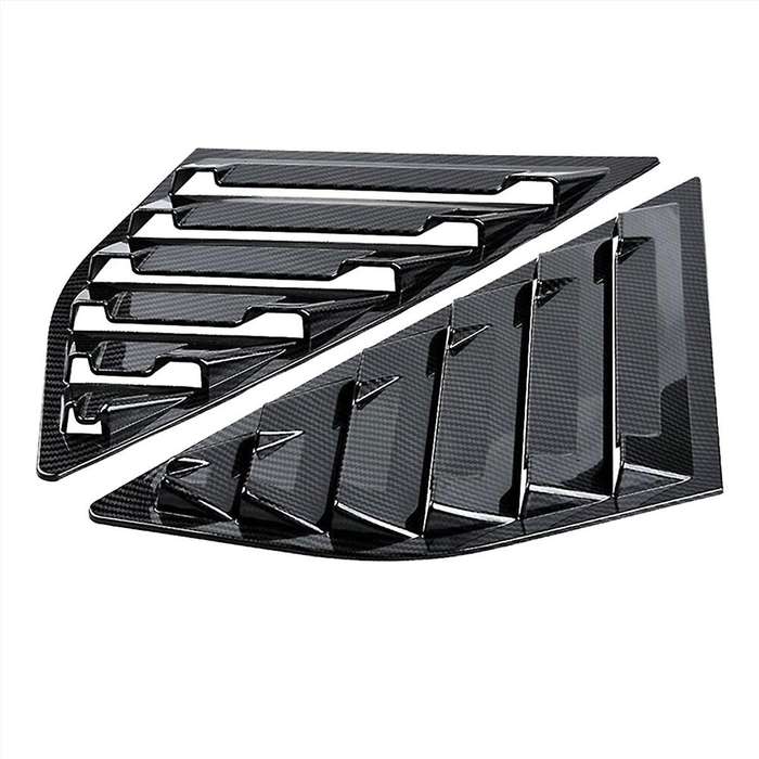 Rear Quarter Window Louvers for Focus MK3 Hatchback 2012-2018 Car Tunning Panel Side Cover