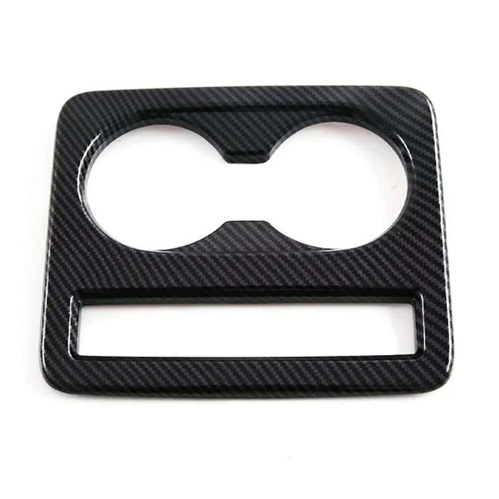 Rear Seat Cup Holder Cover Trim for 2024 2025 Interior Accessories Carbon Fiber