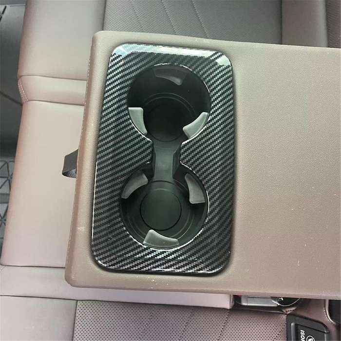 Rear Seat Water Cup Holder Cover Decoration Frame Trim for X1 U11 2023 2024 Interior Accessories - A