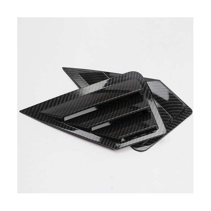 Rear Side Louvers Rear Window Side Vent Triangular Louvers Automobile for 2016-2020