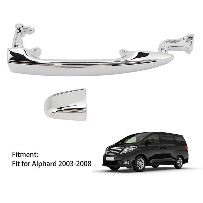 Rear Sliding Door Outer Handle Chrome Left Right FIt for Alphard 2003-2008 6923058010