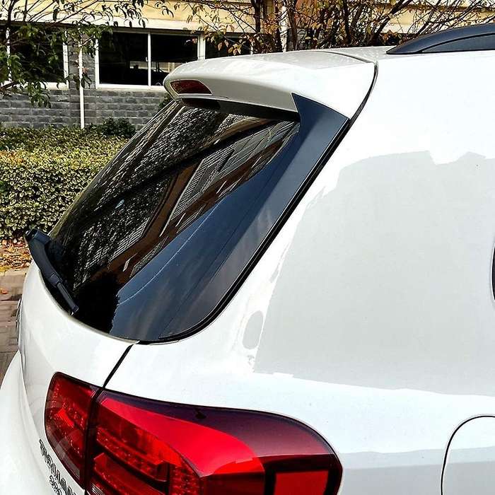 Rear Side Wing Roof Spoiler Stickers Trim Cover Gloss Black for MK1 2007-2016