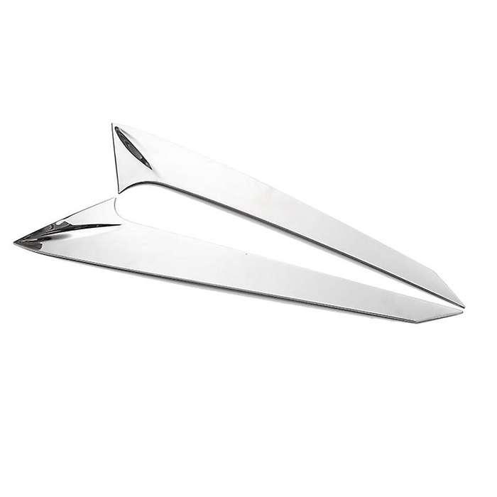 Rear Tail Door Window Spoiler Strip Trim Side Window Triple-cornered Beveled Cover for RX350 RX450H