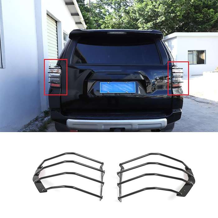 Rear Tail Light Covers Guard Protector Trim for 4Runner 2014-2020 Accessories