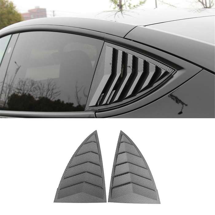 Rear Triangle Blinds Rear Side Glass Blinds Shutters Automotive for Model Y 2021-2022