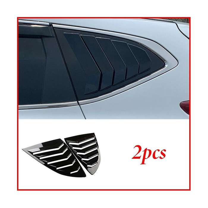 Rear Triangle Window Gills Decorative Stickers Rear Side Glass Blinds Car for -v 2017-2020