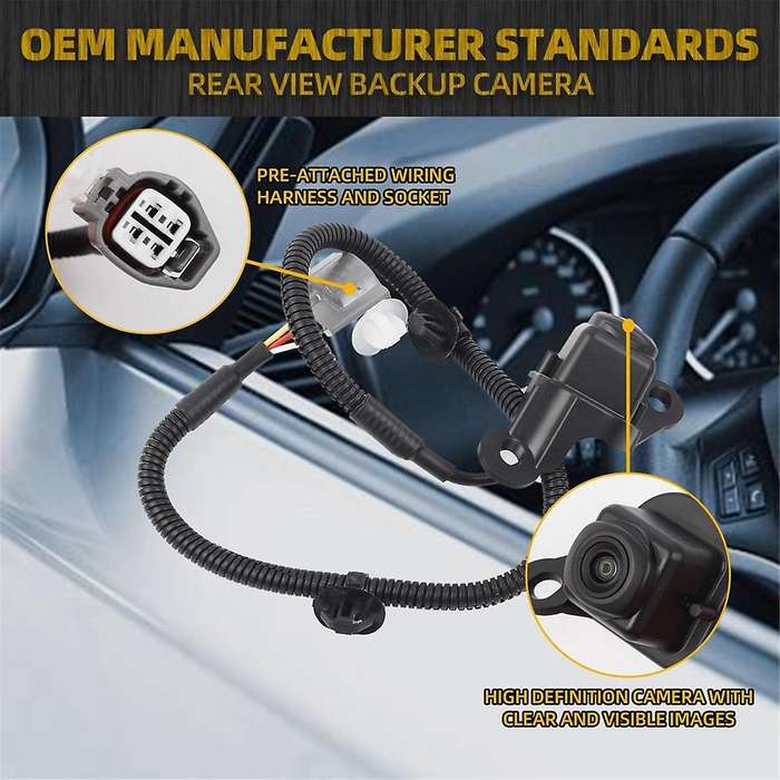 Rear View Backup Camera for 2007-2013 Parking Assist Reversing Camera with Wiring Harness 86790-3403