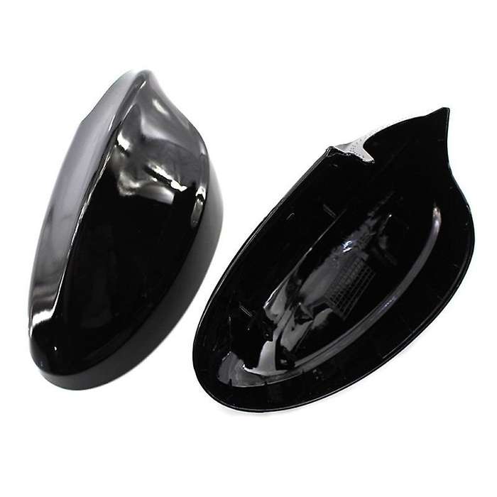 Rear View Mirror Cover Caps Gloss Black Side Mirror Covers for E90 E91 325I 328I 330I Sedan 2005-200