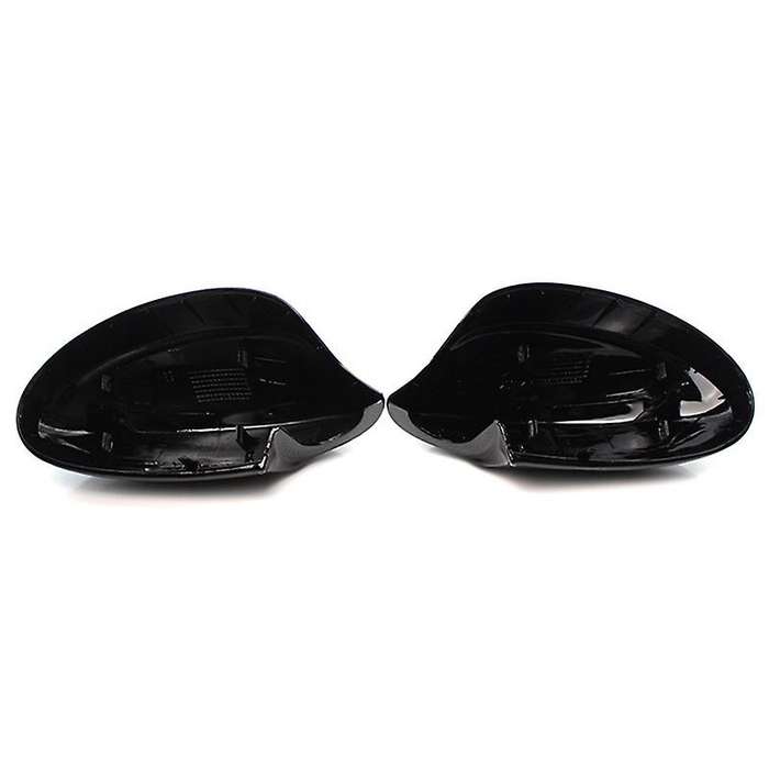 Rear View Mirror Cover Caps Gloss Black Side Mirror Covers for E90 E91 325I 328I 330I Sedan 2005-200
