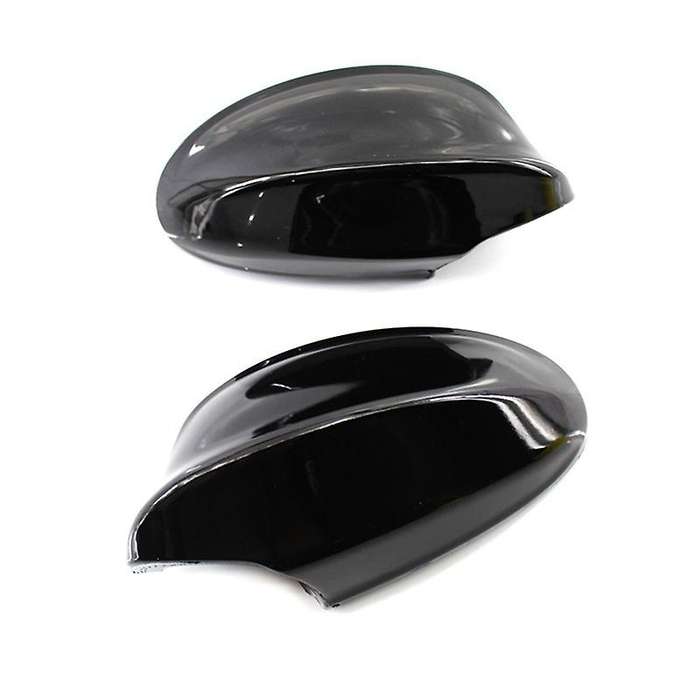 Rear View Mirror Cover Caps Gloss Black Side Mirror Covers for E90 E91 325I 328I 330I Sedan 2005-200